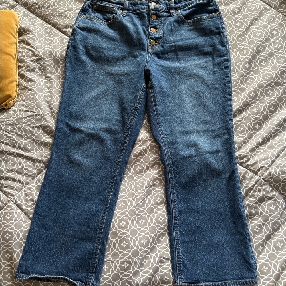 J. Crew Blue Flare & Wide Leg Jeans